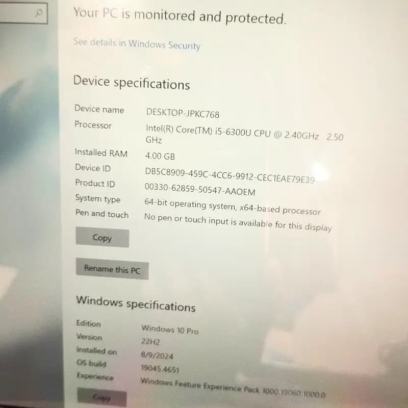 Microsoft surface pro 4 core